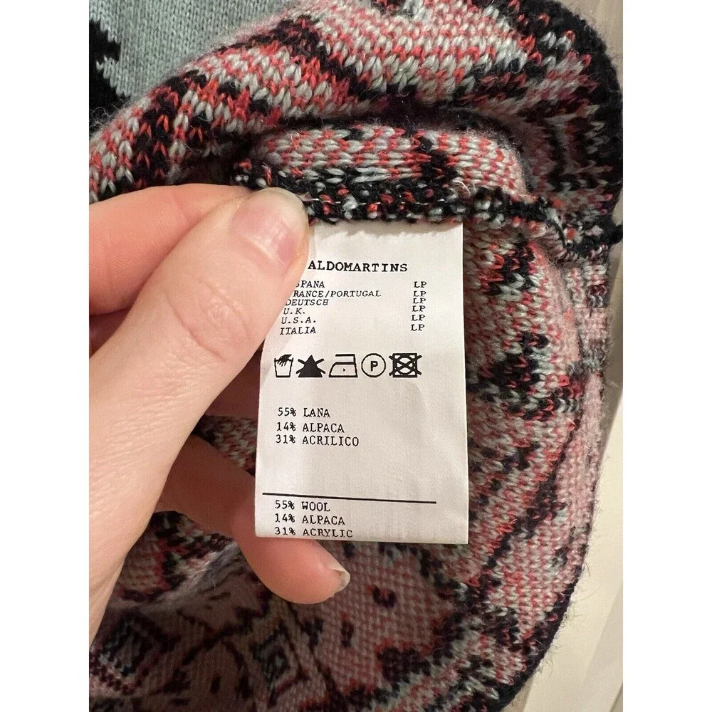 Aldomartins for Anthropologie - Patterned Women's Cardigan - Size Large - Picture 9 of 12